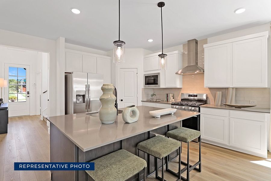 Representative furnished interior of a home built from the Ford F by First Texas Homes in Spiritas Ranch, Little Elm (Image 7).