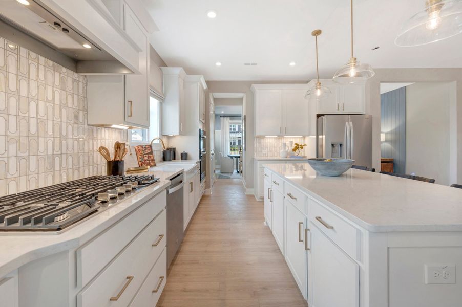 Representative furnished interior of a home built from the Collins by Beazer Homes in Friendship Village, Apex (Image 9).