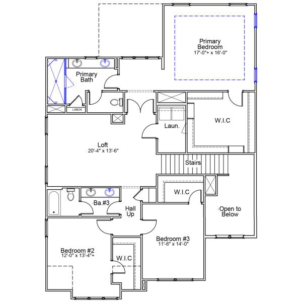 2D floor plan layout of this home in Sweetbrier, Durham, NC (Image 4).