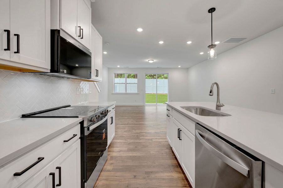 Furnished interior view inside a new home in Ashmore Townes, Garner (Image 7). Furnished interior view inside a new home in Ashmore Townes, Garner (Image 7).