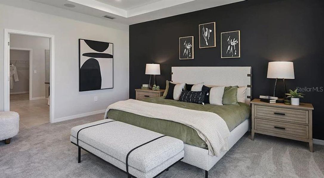 Furnished interior view inside a new home in The Cove at West Port, Port Charlotte (Image 17). Furnished interior view inside a new home in The Cove at West Port, Port Charlotte (Image 17).