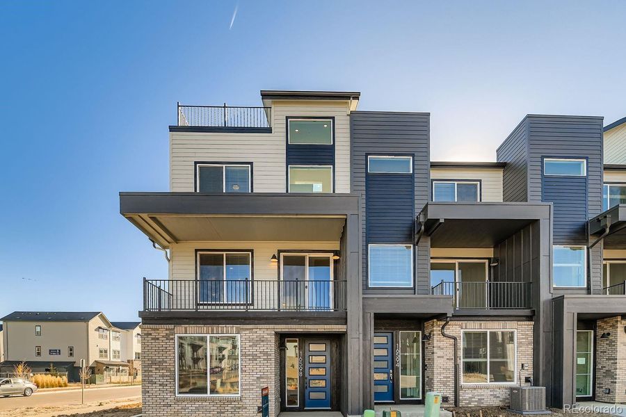 Front of home. Front of home.