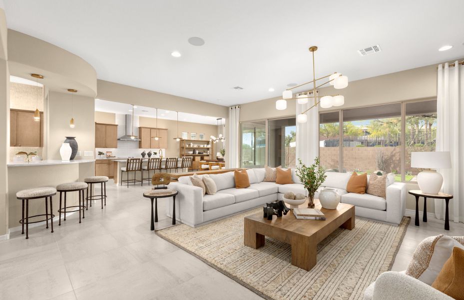 Representative furnished interior of a home built from the Endeavor by Del Webb in Sun City Anthem at Merrill Ranch, Florence (Image 14).