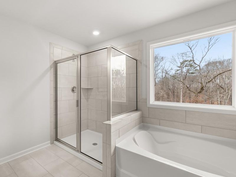 Furnished interior view inside a new home in Haven Abbey, Cumming (Image 12).