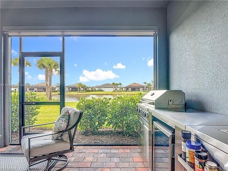 Exterior details and patio area of a home in , Ave Maria (Image 1). Exterior details and patio area of a home in , Ave Maria (Image 1).