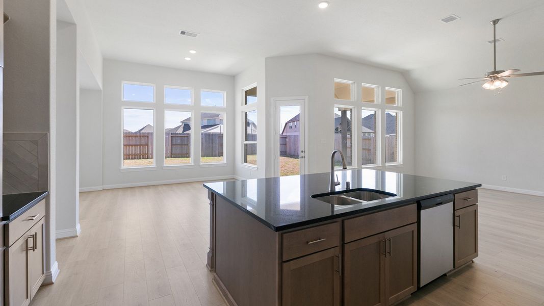 Representative furnished interior of a home built from the Tulane by DRB Homes in Brookewater, Rosenberg (Image 12).