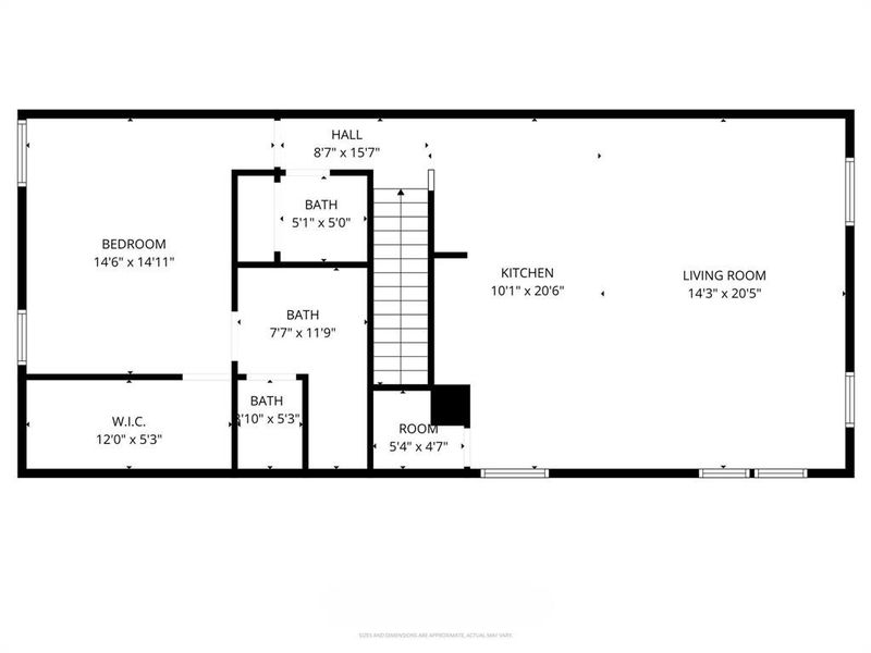 2D floor plan layout of this home in , Mansfield, TX (Image 5).