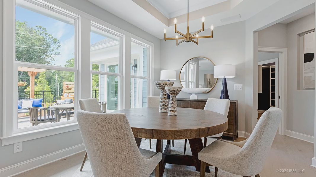 Representative furnished interior of a home built from the Portico by Epcon Communities in The Courtyards by The Manor, Alpharetta (Image 37). Representative furnished interior of a home built from the Portico by Epcon Communities in The Courtyards by The Manor, Alpharetta (Image 37).