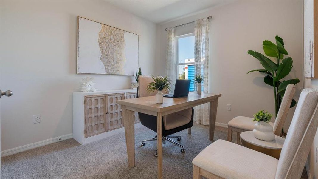 Furnished interior view inside a new home in Fox Branch, Lakeland (Image 8).