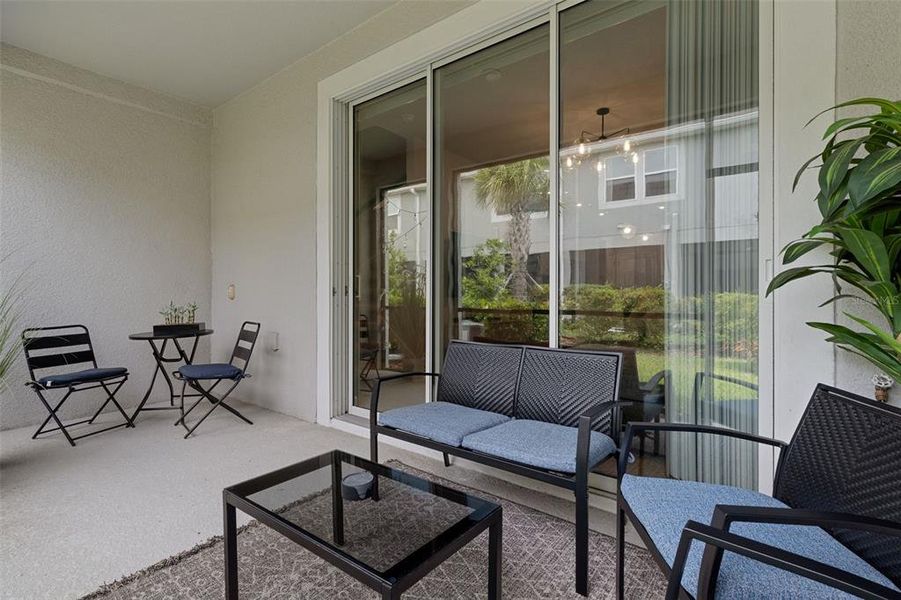 Exterior details and patio area of a home in , Wesley Chapel (Image 26).