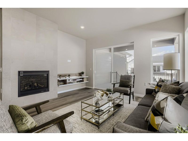 Furnished interior view inside a new home in , Fort Collins (Image 10).