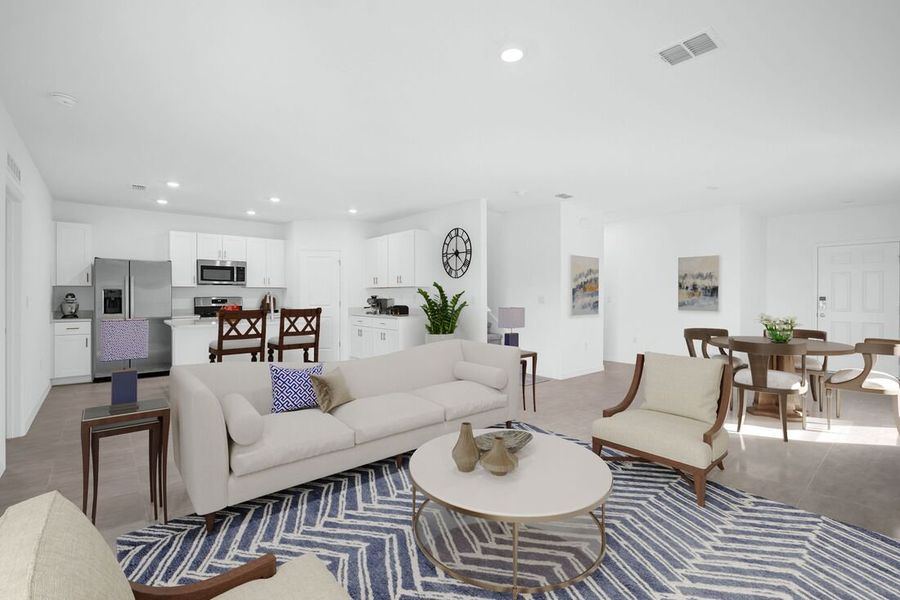 Representative furnished interior of a home built from the Sherwood by Taylor Morrison in Palm Wind, Hudson (Image 15). Representative furnished interior of a home built from the Sherwood by Taylor Morrison in Palm Wind, Hudson (Image 15).