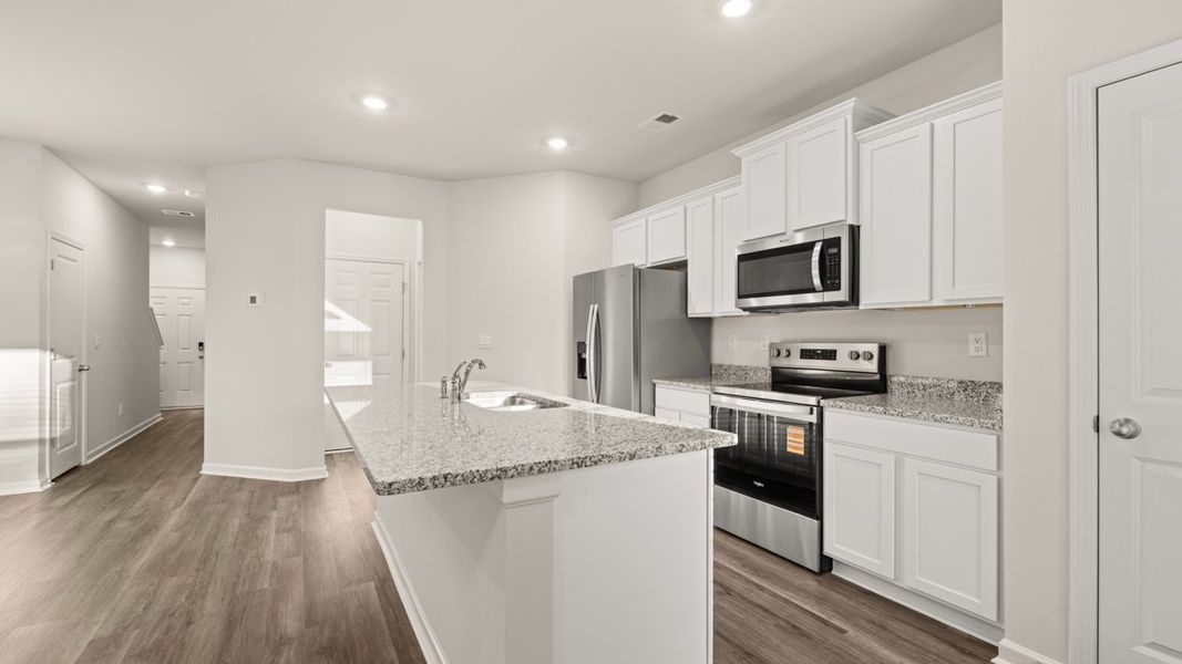 Furnished interior view inside a new home in Laurel Park Townhomes, Hephzibah (Image 7). Furnished interior view inside a new home in Laurel Park Townhomes, Hephzibah (Image 7).