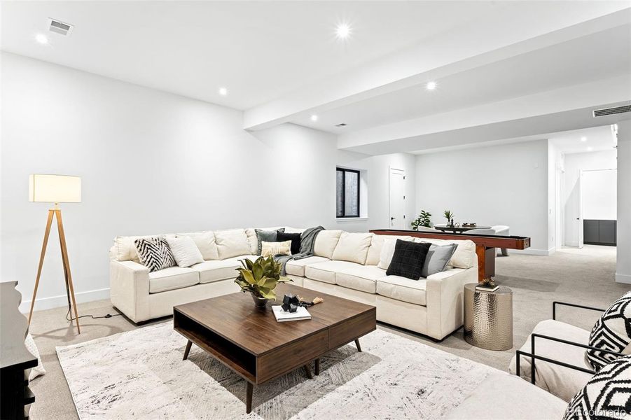 Furnished interior view inside a new home in , Denver (Image 7).