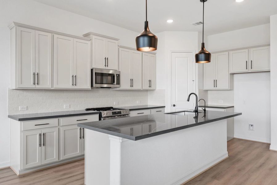 Furnished interior view inside a new home in Ashland, Angleton (Image 4).