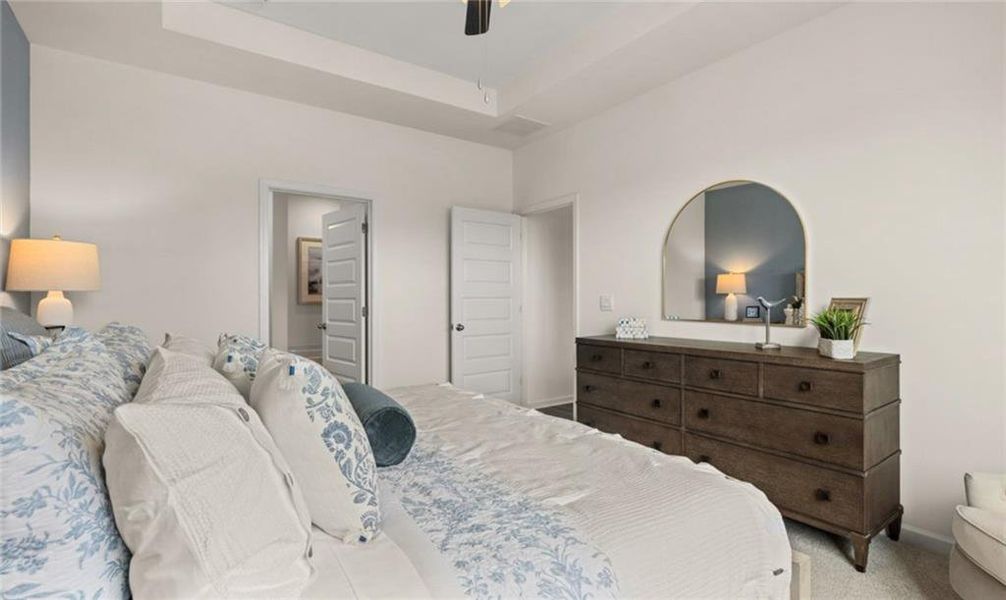 Furnished interior view inside a new home in Twin Lakes, Hoschton (Image 28).