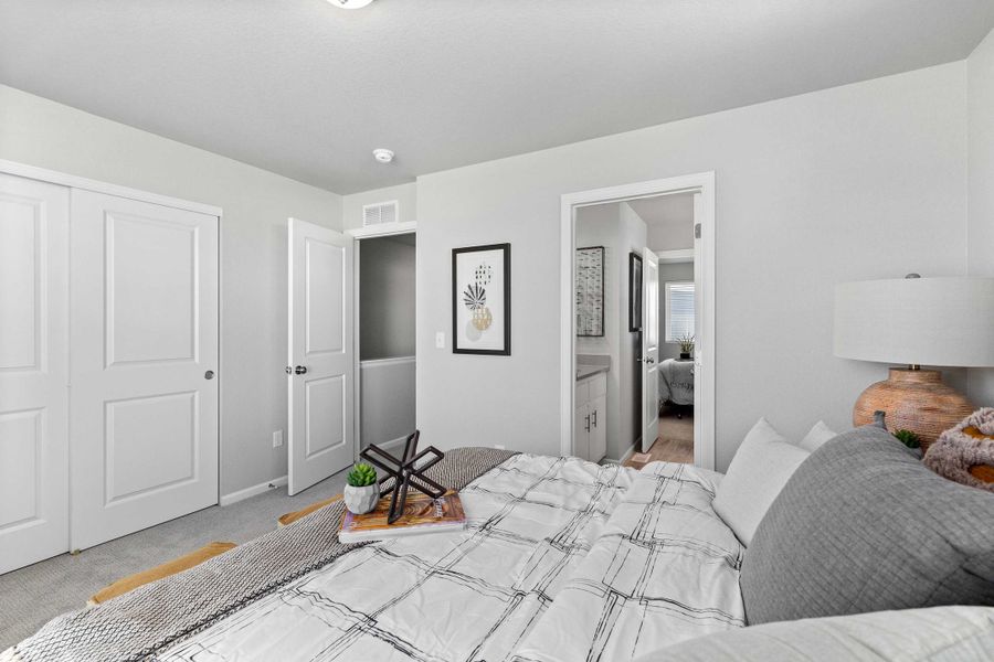 Furnished interior view inside a new home in Banning Lewis Ranch, Colorado Springs (Image 10).