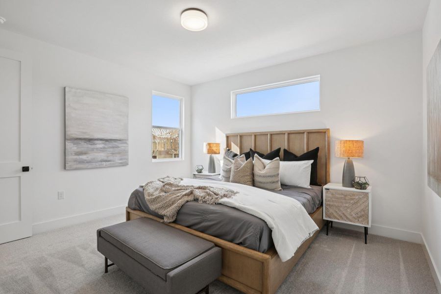 Furnished interior view inside a new home in Novel, Austin (Image 6).