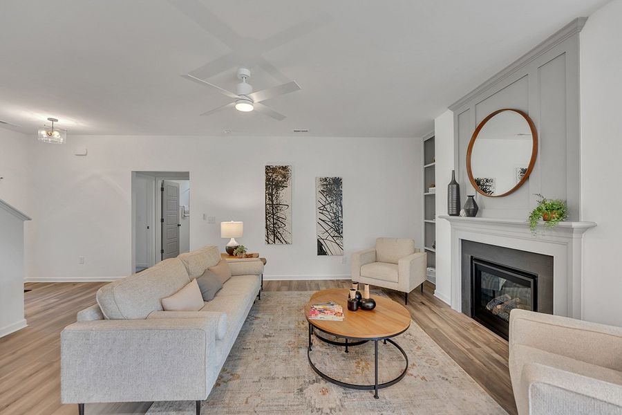 Representative furnished interior of a home built from the Blossom by Great Southern Homes in Oak Hollow, Longs (Image 11).