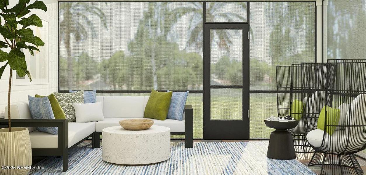 Furnished interior view inside a new home in Granary Park, Green Cove Springs (Image 16).