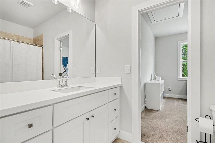 Furnished interior view inside a new home in , Marietta (Image 34).