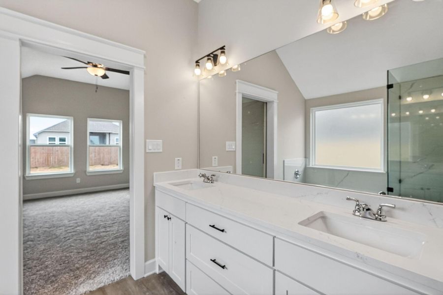 Furnished interior view inside a new home in , Snook (Image 14).