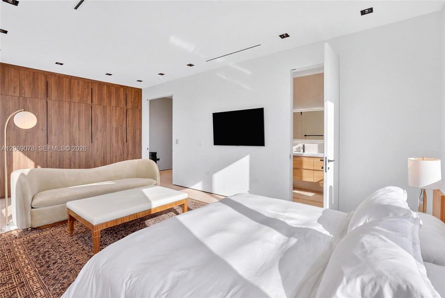 Furnished interior view inside a new home in , Miami (Image 8).