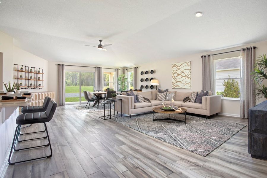 Representative furnished interior of a home built from the 2003 Modeled by KB Home in Anabelle Island - Executive Series, Green Cove Springs (Image 4).
