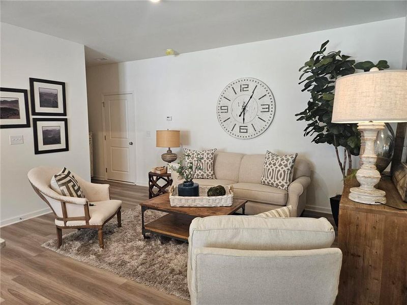 Furnished interior view inside a new home in , Conyers (Image 9).