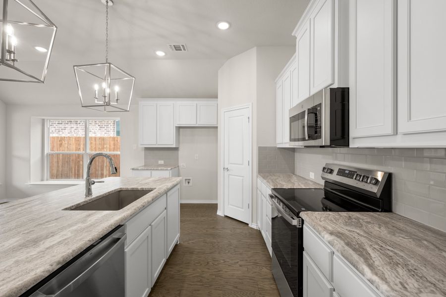 Furnished interior view inside a new home in Summer Crest, Fort Worth (Image 7).