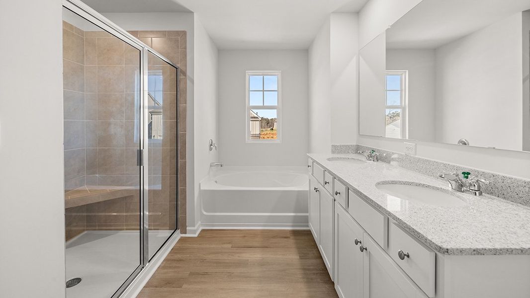 Representative furnished interior of a home built from the Hayden by D.R. Horton in Hamptons at Riverwood South, Dallas (Image 9). Representative furnished interior of a home built from the Hayden by D.R. Horton in Hamptons at Riverwood South, Dallas (Image 9).