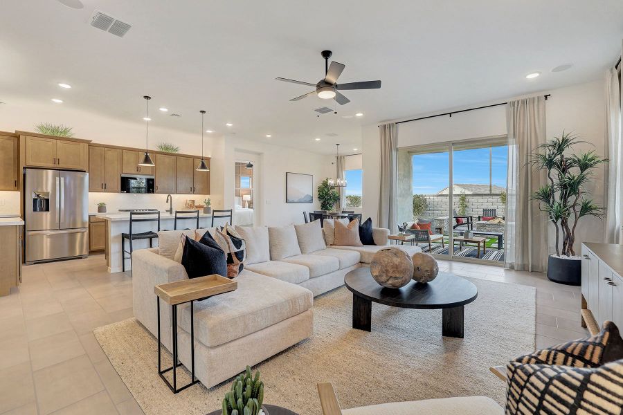 Representative furnished interior of a home built from the Cobalt by Mattamy Homes in Tyler Ranch, Buckeye (Image 25).