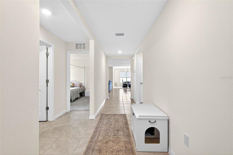 Furnished interior view inside a new home in Ocala Crossings South, Ocala (Image 19).