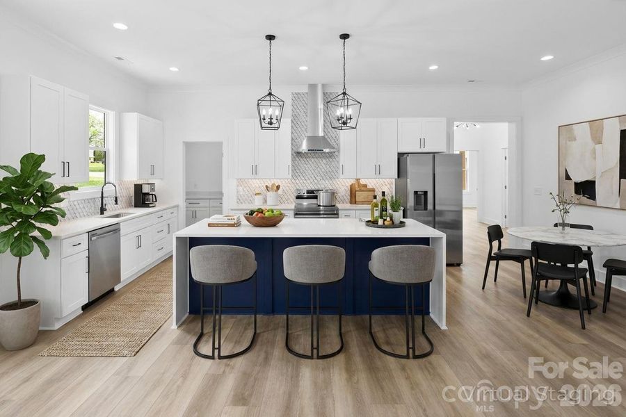 Furnished interior view inside a new home in , Landis (Image 12).