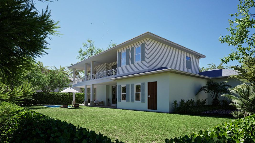 Front exterior of a new home in , West Palm Beach, FL, highlighting curb appeal (Image 19).