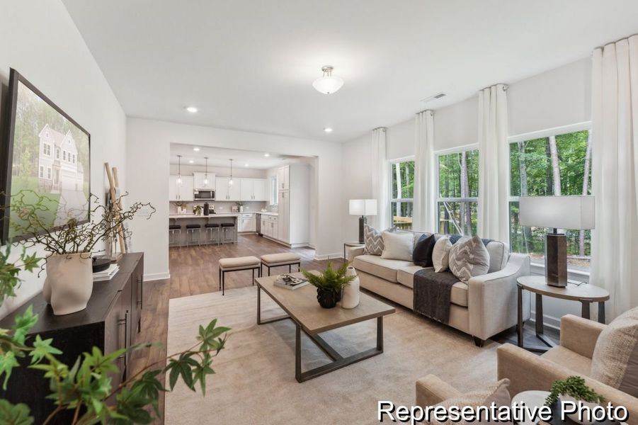 Furnished interior view inside a new home in Edgewater - Lakeview Point, Lancaster (Image 10).