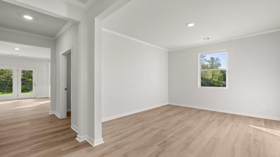 Spacious, unfurnished interior of a new home in Hamptons at Riverwood South, Dallas (Image 17).