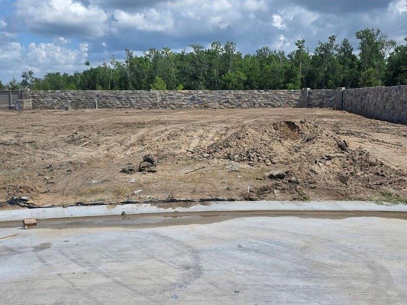 Site preparation for new homesites in Legacy, League City (Image 4).