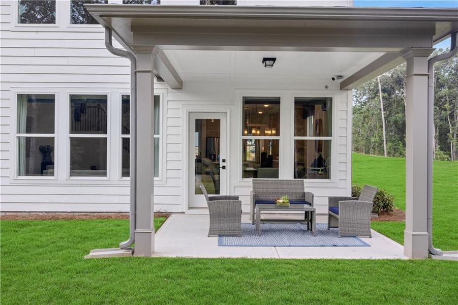 Exterior details and patio area of a home in Pickens Bluff, Hiram (Image 30).