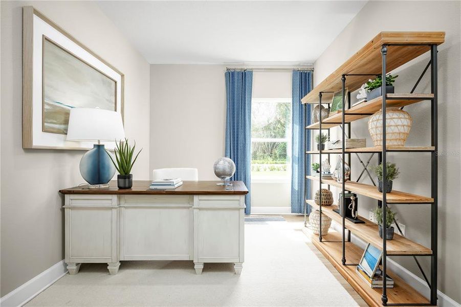 Furnished interior view inside a new home in Hammock Oaks, Lady Lake (Image 4).