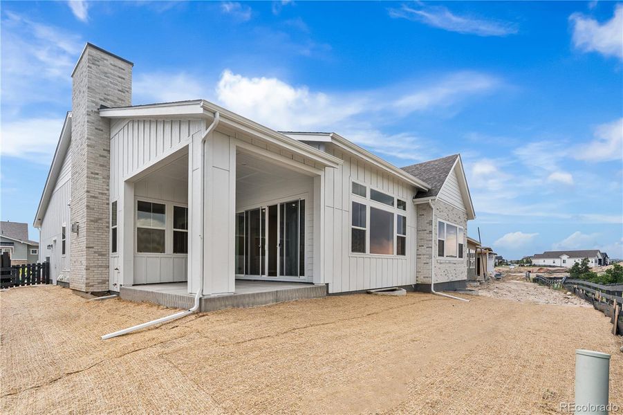 Exterior details of a home in Retreat at The Canyons, Castle Pines (Image 3).
