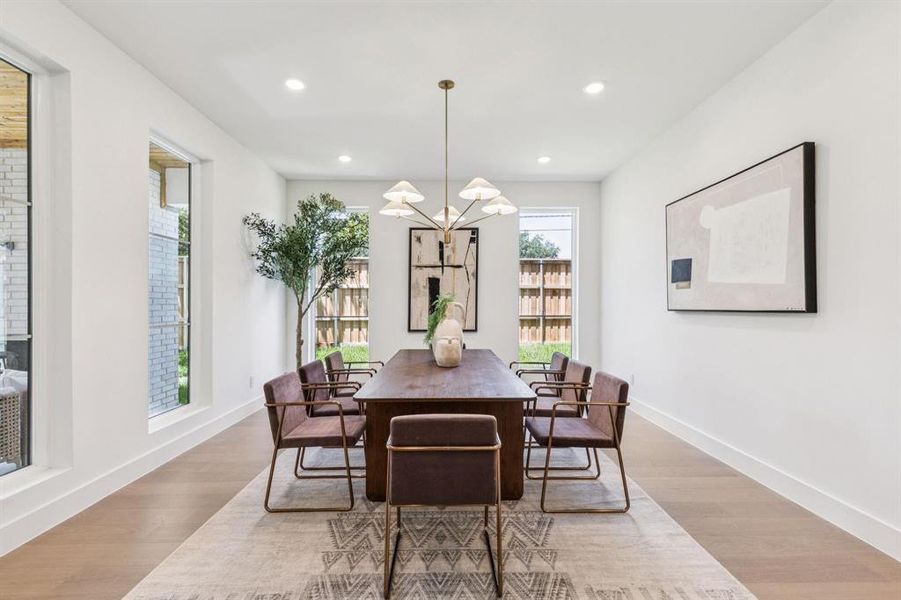 Furnished interior view inside a new home in , Dallas (Image 13).