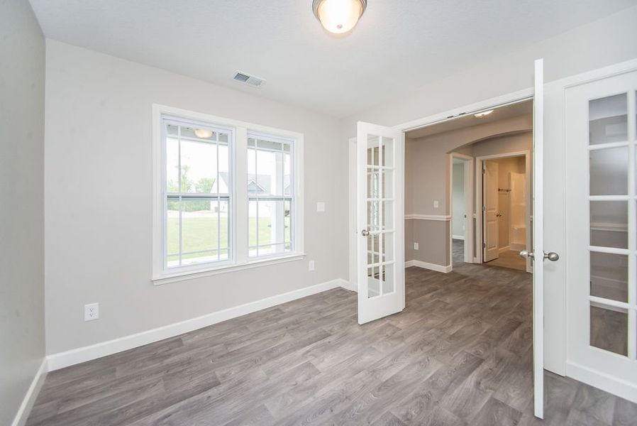 Representative unfurnished interior of a home built from the Beaumont by Enchanted Homes in Guadalupe Heights, Seguin (Image 25).