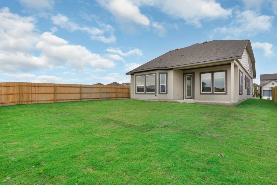 Exterior details and patio area of a home in Highland Village, Georgetown (Image 3). Exterior details and patio area of a home in Highland Village, Georgetown (Image 3).