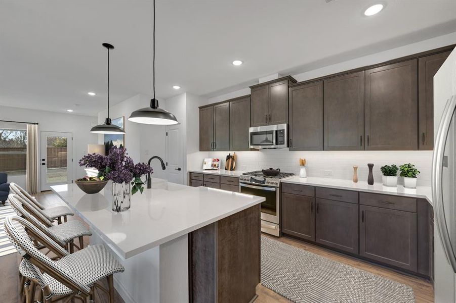 Furnished interior view inside a new home in Aspire at Noble Ridge, Howe (Image 26). Furnished interior view inside a new home in Aspire at Noble Ridge, Howe (Image 26).