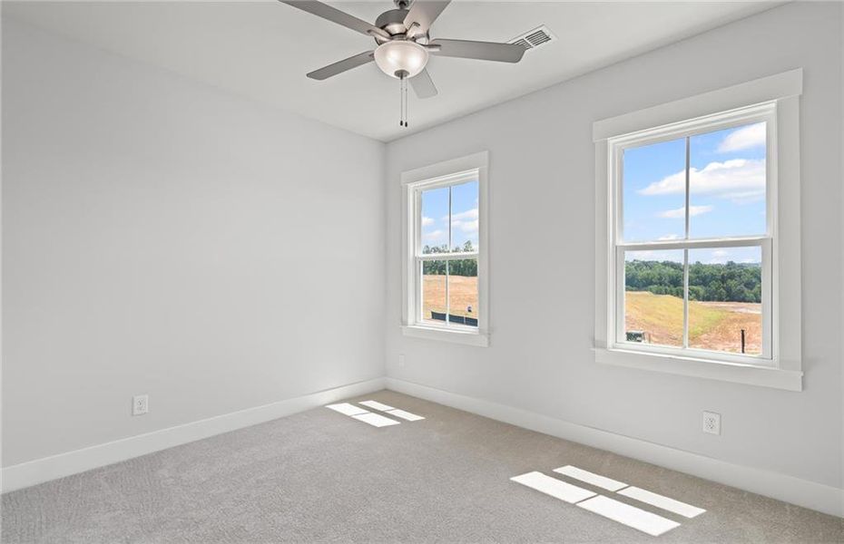 Spacious, unfurnished interior of a new home in Traditions of Braselton, Jefferson (Image 21).