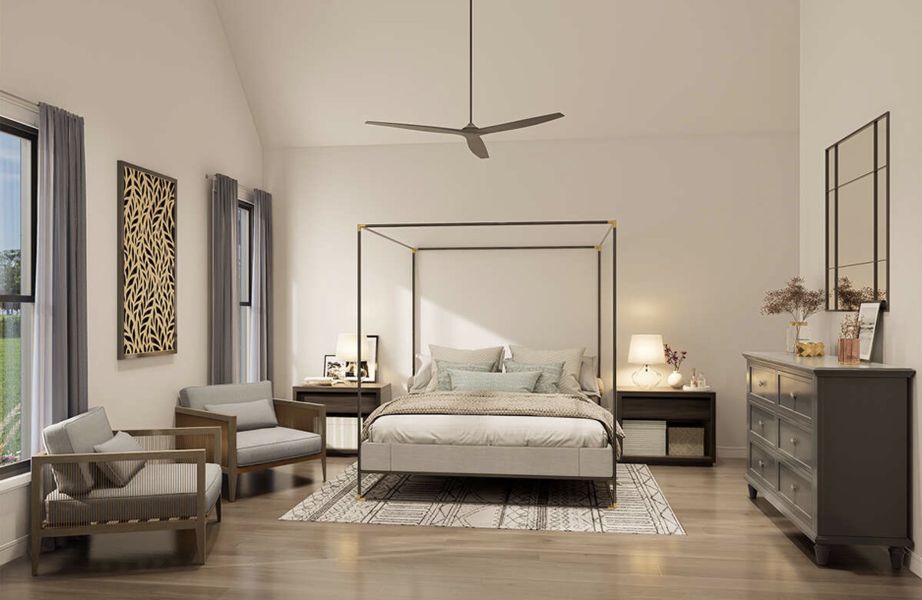 Representative furnished interior of a home built from the Sutton by Zeal Home Builders in Parallel Pastures, Poolville (Image 7). Representative furnished interior of a home built from the Sutton by Zeal Home Builders in Parallel Pastures, Poolville (Image 7).