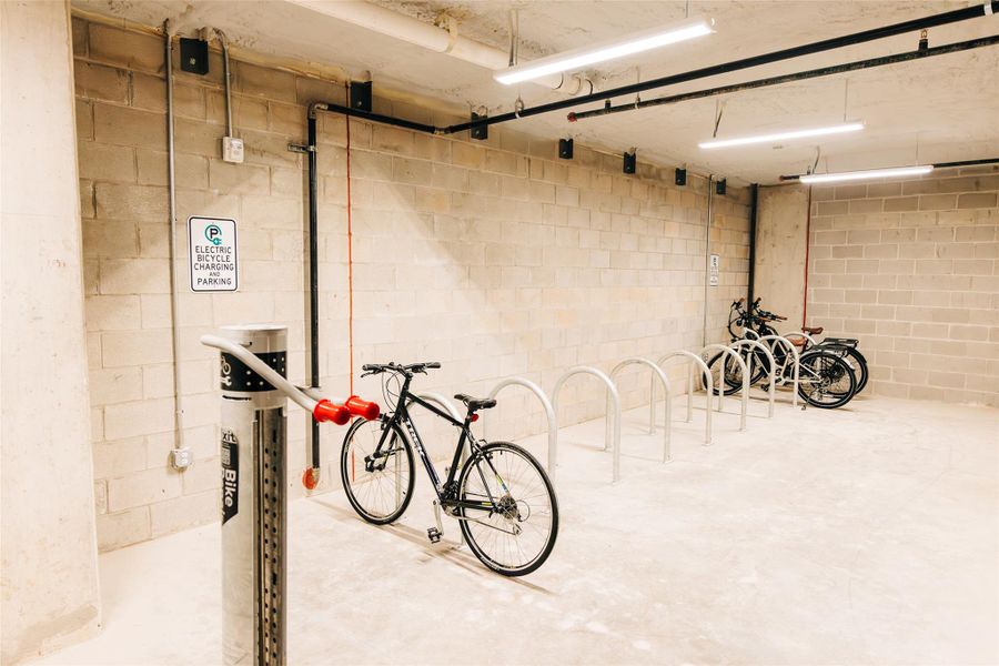 Furnished interior view inside a new home in Congress Lofts Saint Elmo, Austin (Image 8).