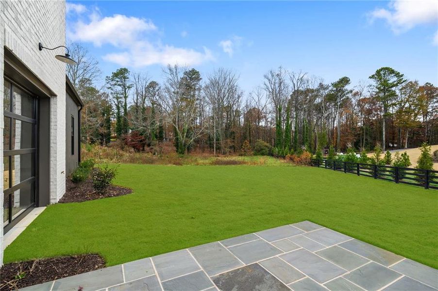 Exterior details and patio area of a home in , Roswell (Image 35).