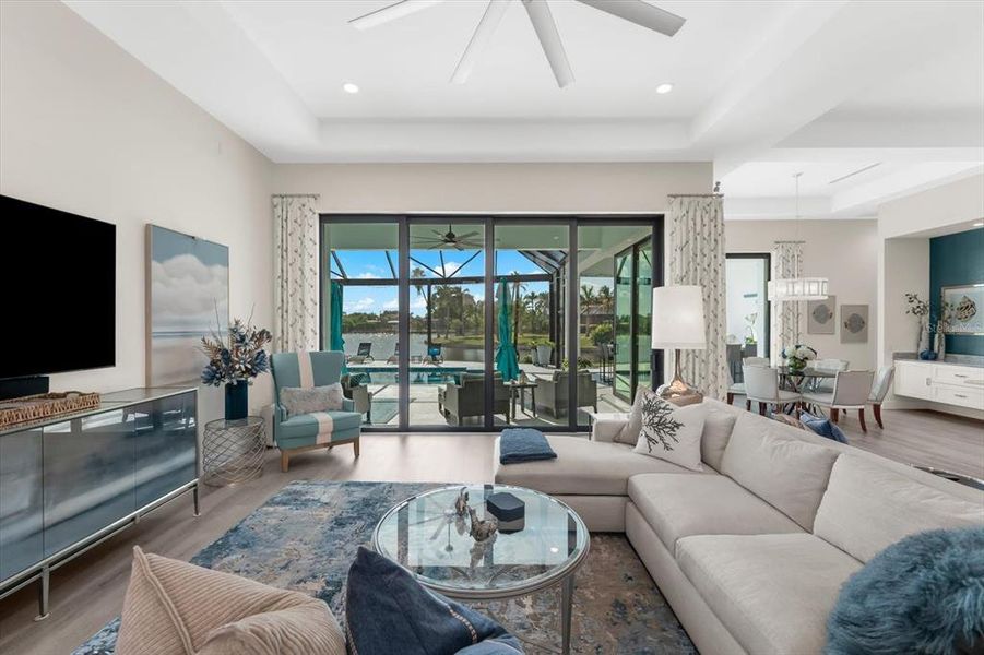 Furnished interior view inside a new home in , Port Charlotte (Image 40).